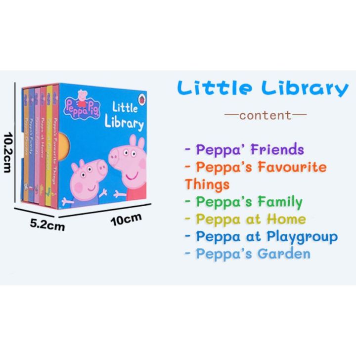 top-quality-gt-gt-gt-หนังสือนิทานภาษาอังกฤษ-peppa-pig-little-library-k