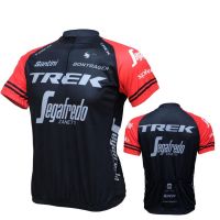 TREK เสื้อปั่นจักรยานเสื้อแขนสั้นจักรยานซิปครึ่ง