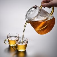 [COD] Japanese-style teapot thickened high temperature resistant vertical boiling kung fu tea set