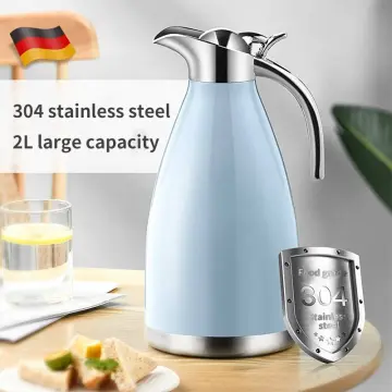 1L2L Thermos Water Bottle With Straw Lid Vacuum Stainless Steel Large  Capacity Kettle, Cold 48 Hours Hot 24 Hours Simple Thermos