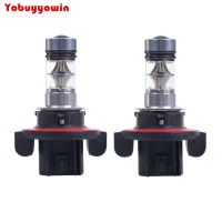 【Popular】 2ชิ้น H13 9008 6000K 100W นำ20 Smd Cree ชิพโปรเจ็คเตอร์ Led ตัดหมอก Drl หลอดไฟสีขาว2แพ็ค