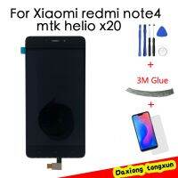 10จุดหน้าจอสัมผัส Digitizer จอแสดงผล Lcd ของเซนเซอร์ประกอบเฟรมสำหรับ Xiaomi Redmi โน้ต4 X20 Mtk Helio