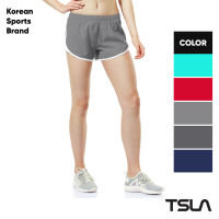 [TSLA] Womens Running Shorts, Dry Fit Active Sports Workout Shorts, Gym Exercise Athletic Short with Pockets I Women I Shorts I Running I Workout I Gym I Exercise I Sports  (TM-FBH33)