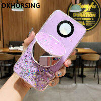 เคสพร้อมเคส Honor X9a ฝาครอบปลอกอ่อนพื้นที่ดาวแวววาวหรูหรา X9a ฝาหลัง2022พร้อมการแต่งหน้าตัวยึดกระจก