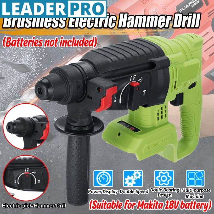 Electric Hammer Brushless Cordless Hammer Drill Concrete Breaker Punch