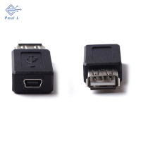 【Paul L】 อะแดปเตอร์แปลงตัวเมียเป็น USB ตัวเมียเป็น2.0 USB ดีไซน์เรียบง่ายคลาสสิกปลั๊กเสียบ2.0กับไมโคร USB หัวต่อตัวเมียไปยังอะแดปเตอร์ตัวเมีย