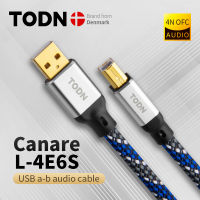 (มีในสต็อก) Canare USB Dac สายเคเบิ้ล A-B อัลฟา4N OFC ดิจิตอล AB เสียง A ถึง B ระดับไฮเอนด์ประเภท A เพื่อพิมพ์ B ไฮไฟสายเคเบิลข้อมูลสำหรับผสมถอดรหัส **