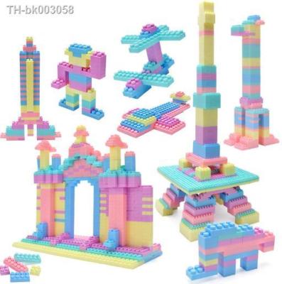 ■ 95/144/288Pcs New Macarons Variety Building Blocks Childrens Intelligence Diy Toys Kindergarten Spelling Toys LXX