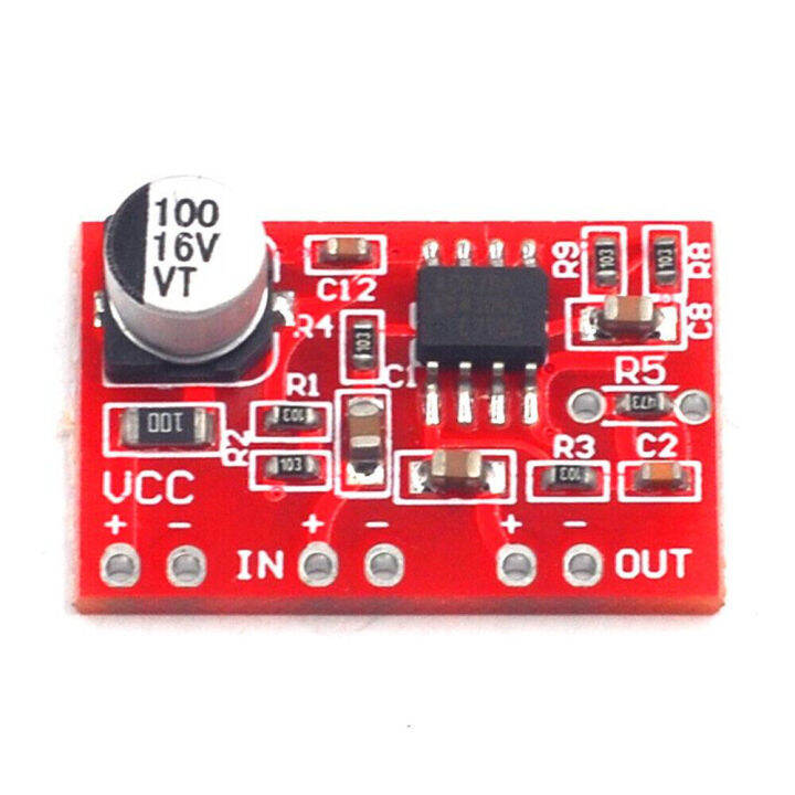 pcbfun-โมดูลตัวขยายสัญญาณจากไมค์บอร์ดพรีแอมพลิฟายเออร์ไมโครโฟนเสียงรอบทิศทางแบบไดนามิค-ad828-dc-3-8v-15v