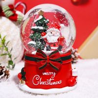 Children gift Santa Claus crystal ball music box music box dream Christmas gift birthday girl