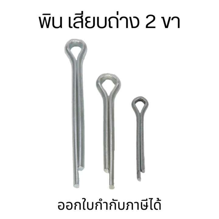 พินเสียบถ่าง-2-ขาm3-ชุด10ตัว-เหล็กชุบ-cotter-pin-ปิ้นเสียบถ่าง-มีหลายขนาด