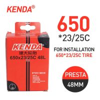 ยางในจักรยาน KENDA 650 * 23C 650 * 25C FV 60L 48L ภูเขาจักรยานในท่อ Presta เบามากอุปกรณ์วาล์วจักรยาน