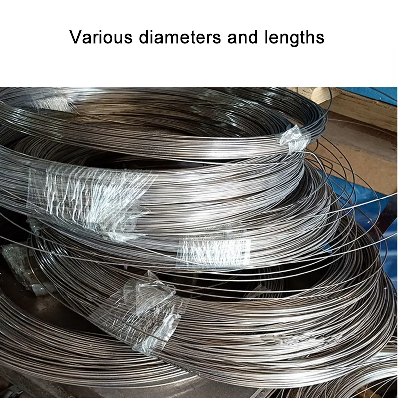 Highly Pure Titanium Wire 0.2mm - 6mm Diameter Various Length Ti TA2 Metal  Wires