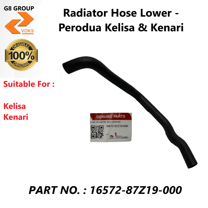 Perodua Radiator Hose Lower - Perodua Kelisa & Kenari ( 16572-87Z19-000 ...