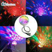 Chinatera Ảo Thuật Xoay Cầm Tay Đèn Quả Cầu S USB Mini RGB Đèn Chiếu Party