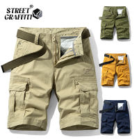 2021 New Spring Men Cotton Cargo Shorts Clothing Summer Casual Breeches Bermuda Fashion Beach Pants Los Cortos Cargo Short Men