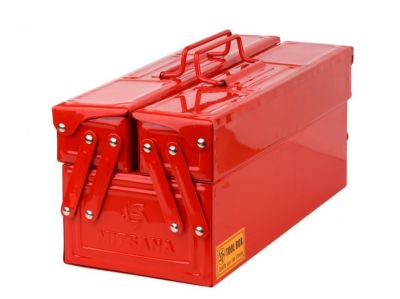 Tool Box กล่องเครื่องมือ 14 นิ้ว 2 ชั้น ตรา MITSANA กล่องใส่เครื่องมือ กล่องเก็บของ กล่องหล็ก กล่องเหล็กเล็ก กล่องเหล็กใส่เครื่องมือ