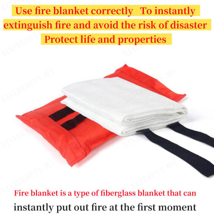 xixibeauty Universal Fire Blanket in Fiberglass Material for Fire