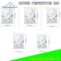 5pcs LargeCapacity Pumping PA PE Vacuum Compression Bag Household Quilt Clothes Thickening Dustproof Seal Storage Bag Save Space