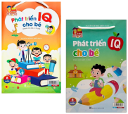 BỘ 8 QUYỂN PHÁT TRIỂN IQ CHO BÉ TỪ 4 ĐẾN 5 TUỔI HOẶC TỪ 5 ĐẾN 6 TUỔI