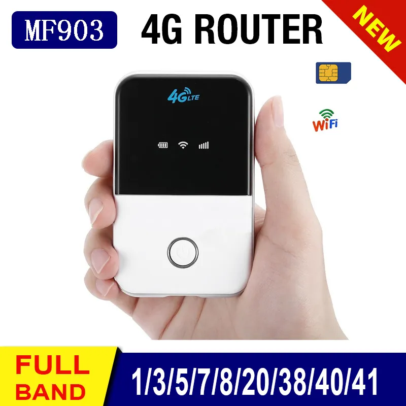 Routeur 4g Mifi prend en charge la carte SIM 5g 4g Routeur Wifi 150mbps  Voiture Mobile Wifi Hotspot avec fente pour carte Sim