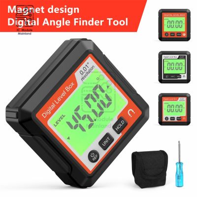 Digital Level Box Protractor Bubble type 90 Degree Magnetic digital protractor Inclinometer Angle Meter Measuring