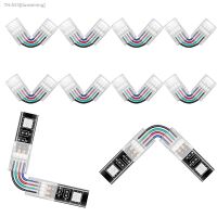 ㍿™▧ Led Strip Light Connectors 4 Pin - L 4-pin Led Connectors 10mm Adapter 5050 - Aliexpress