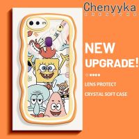 เคส Chenyyyka สำหรับ OPPO F9 F9 Pro U1 Realme A7x 2 Pro ต่างหูเงินหัวใจสีม่วงดีไซน์ใหม่ลายการ์ตูนขอบครีมกันกระแทกแบบใสนุ่มเคสมือถือโปร่งใสลายกล้องถ่ายรูปเรียบง่ายอ่อนโยนฝาครอบป้องกัน