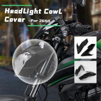 Motorcycle Front headlight Side Guard Fairing Cover Protection For Kawasaki Z650 Z 650 2017 2018 2019 Unpainted