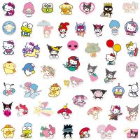 ❉ 50 Kawaii Stickers Cute Kt Pochacco My Melody Anime Sanrio Bike Mug Stickers Children Diy Waterproof Stickers Gift Wholesale