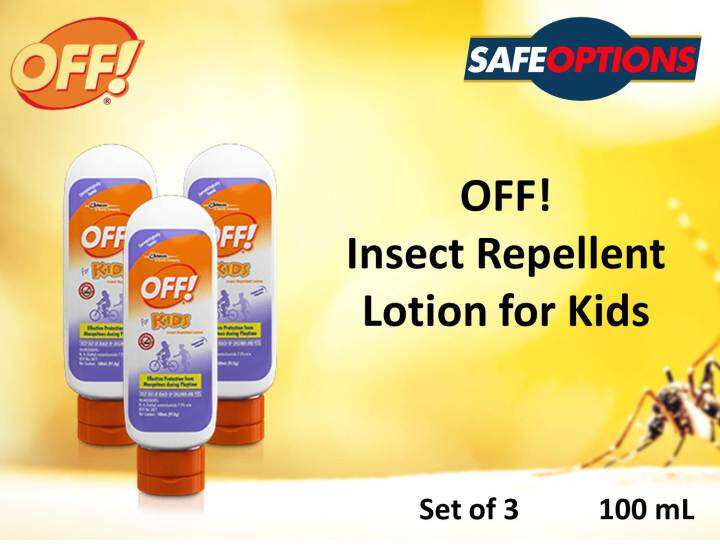 Authentic Off! Insect Repellent For Kids (100 mL) Set of 3 Lazada PH