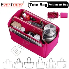 EverToner for LV-SPEEDY 20 25 30 35 Bag Organizer Portable Cosmetic Bag  Felt Cloth Insert Bag Handbag Organizer Travel Inner Purse