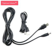 1M 2M 3M 5M 10M Black USB Port 5V 5.5*2.1mm DC Barrel Power Cable Connector For Small Electronics Devices usb extension cable  Wires Leads Adapters