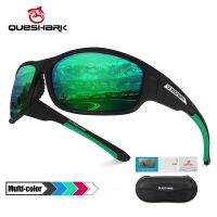 【CW】♂  QUESHARK Men Polarized Cycling Sunglasses MTB Eyewear Riding Road Glasses Goggles QE22N