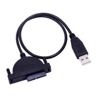 Pro +++ ใหม่ USB 2.0 MINI SATA II 7 + 6 13Pin อะแดปเตอร์สำหรับแล็ปท็อป CD/DVD ROM Slim ไดรฟ์สายแปลงสกรูคงที่สไตล์ 1PCS ราคาดี อะ แด ป เตอร์ อะแดปเตอร์ รถยนต์