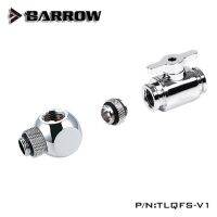 ( Promotion+++) คุ้มที่สุด Barrow (Set 3in1) Mini Water stop valve Silver (ชุดวาวล์ถ่ายน้ำคอมพิวเตอร์) ราคาดี วาล์ว ควบคุม ทิศทาง วาล์ว ไฮ ด รอ ลิ ก วาล์ว ทาง เดียว วาล์ว กัน กลับ pvc