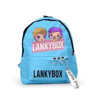 [ความหรูหรา] อินเทรนด์ยอดนิยม Lankybox โรงเรียนกระเป๋าโน๊ตบุ๊คเป้ชาย/หญิง3D พิมพ์ฟอร์ดกันน้ำพวงกุญแจตลกกระเป๋าเดินทางขนาดเล็ก