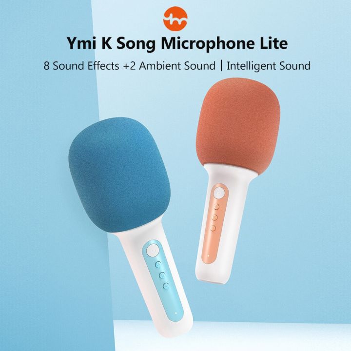 xiaomi-ymi-1-2-lite-ไมโครโฟนไร้สายแบบมืออาชีพ-micro-phone-aux-type-c-bluetooth-integrated-karaoke-microphone-version-1-amp-2