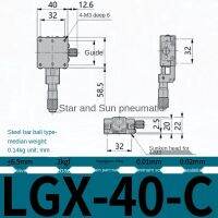 XY Axis Displacement Platform การปรับจูนแบบแมนนวล LGX40-L Precision Optical Moving Cross Slide Table