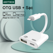 ANYTROX OTG USB & Sạc Cáp OTG Lightning sang cổng usb Bộ chuyển đổi