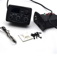 KLT-17A Acoustic Guitar EQ Preamp 70*48mm with Digital Procedding Tuner 3 Band EQ Equalizer with Tuner Guitar Pickup