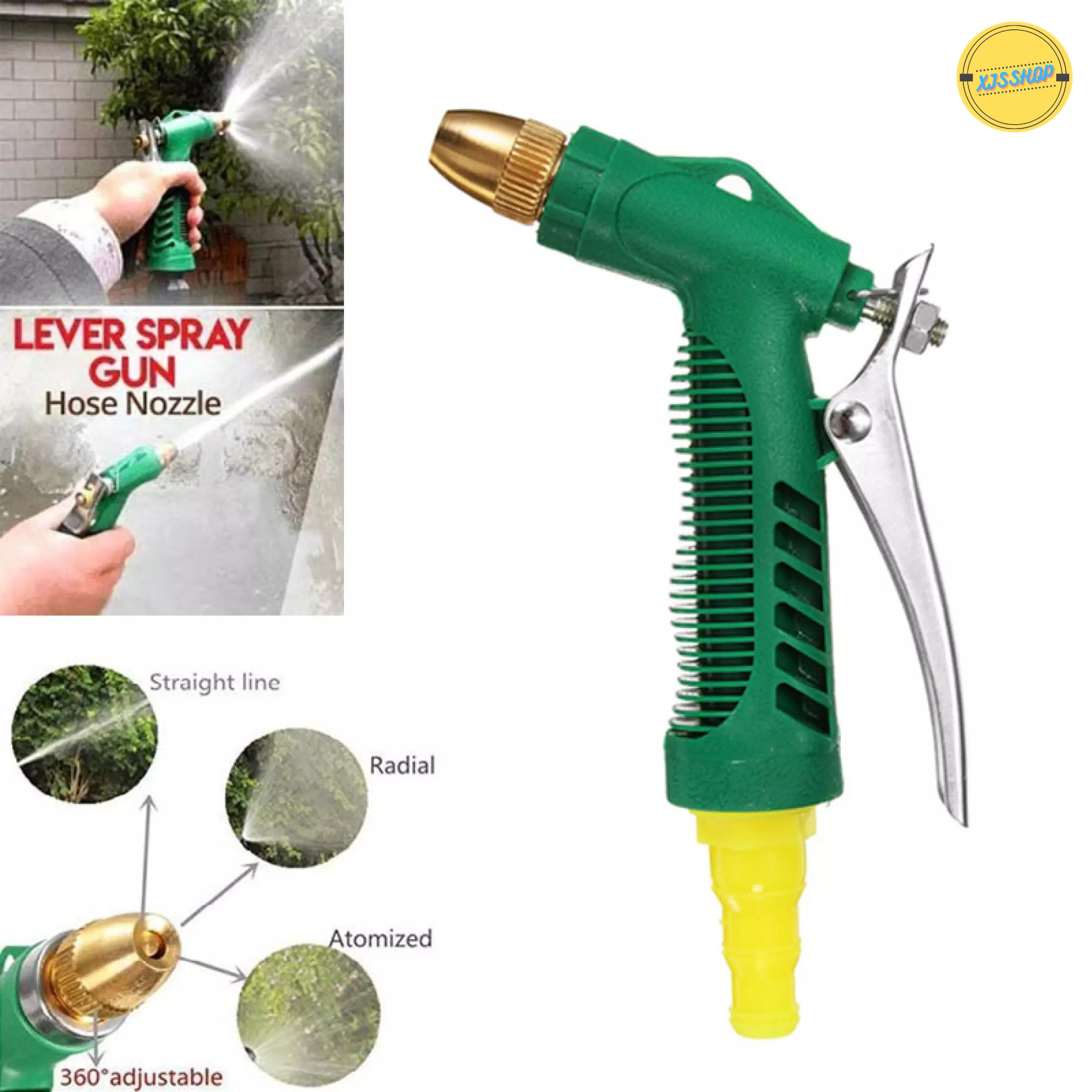 4 Pattern Water Gun hose Sprayer Garden Hose nozzles for Car Wash Sprinkle ZY 