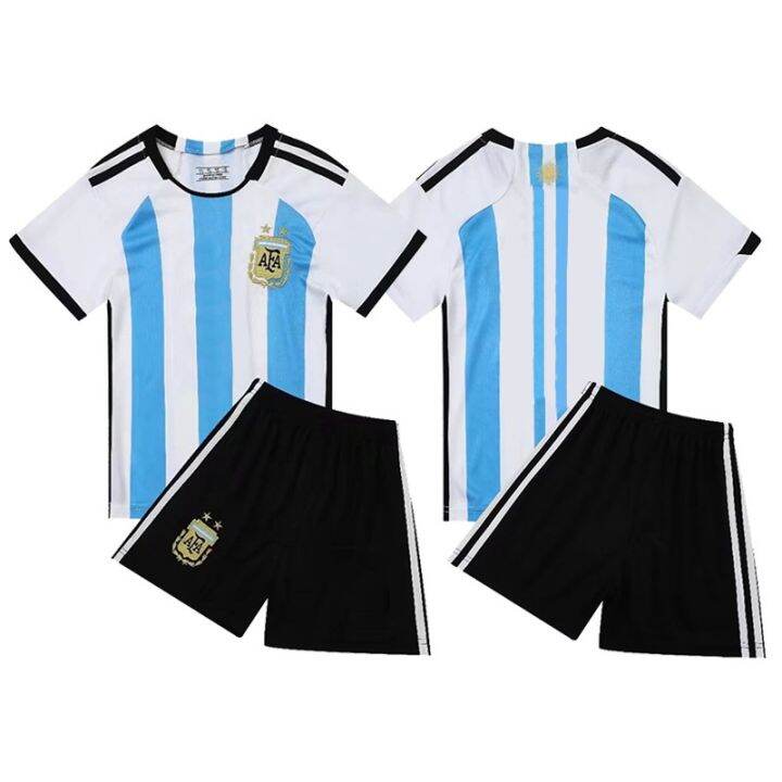 2022-argentina-home-jersey-kids-football-soccer-jersey-uniform