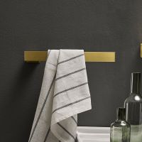 ✢♙◑ Bathroom Towel Ring Towel Bar Brushed Gold Lavatory Towel Rack Holder Wall Mounted Towel Ring Bathroom Accessories