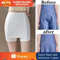 In stock leggings ice silk safety pants womens compartment anti-walking summer new leggings double-layer seamless crotch safety shorts