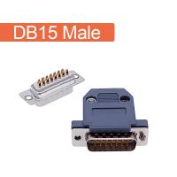 DB15 D ประเภทปลั๊ก VGA ตัวเชื่อมต่อข้อมูลแถว2/3 15ขาช่องเสียบพอร์ตอะแดปเตอร์สำหรับท่านชายหญิง DP15