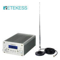 Retekess TR502 15วัตต์เครื่องส่งสัญญาณ FM ระยะยาวออกอากาศสถานีสเตอริโอ8ระดับ RF พลังงานปรับสนับสนุน AUX อินพุต USB, PLL ออกอากาศวิทยุที่มี87MHz-108MHz-100khz สำหรับคริสตจักร,วัด,โรงเรียน,โรงงาน,ไดรฟ์ในโรงภาพยนตร์