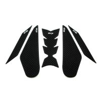 Motorcycle Fuel Tank Pad Rubber Protector Stickers Set Knee Grip Side Decals Decoration Kit For Kawasaki Ninja400 Ninja 400 2008