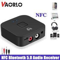 VAORLO NFC Bluetooth 5.0เครื่องรับสัญญาณเสียง3.5มม. ตัวรับสัญญาณ WiFi เพลง Hifi สเตอริโอ AUX RCA สำหรับลำโพงสำหรับที่บ้านรถยนต์ดองเกิลเปิด/ปิดอัตโนมัติ