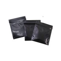 4x5cm(1.57x1.96inch) Mini Black Opaque Lightproof Zip Bag  Self Seal Ziplock Small PE Plastic Pouch Retail Food Storage  Dispensers